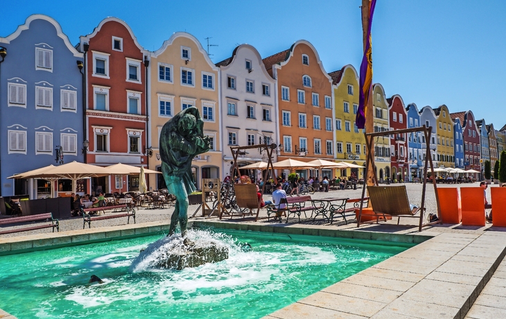 Brunnen am Stadtplatz von Schärding