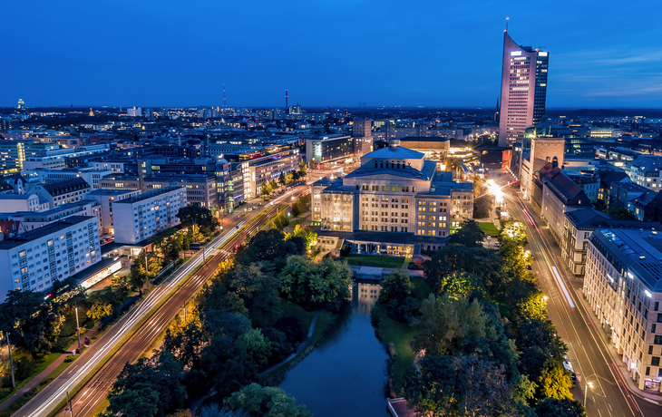 Schwanenteich von Leipzig