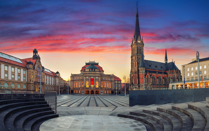 Theaterplatz in Chemnitz