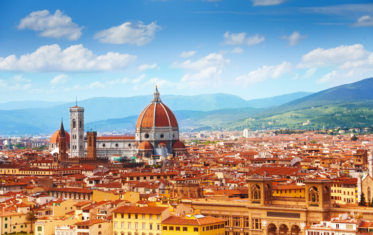 Panorama von Florenz und Saint Mary