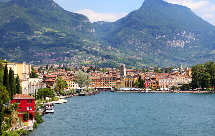 Riva del Garda in der Provinz Trentino am Gardasee, Italien