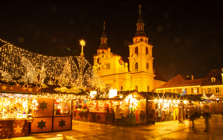 Weihnachtsmarkt in Ludwigsburg, Deutschland